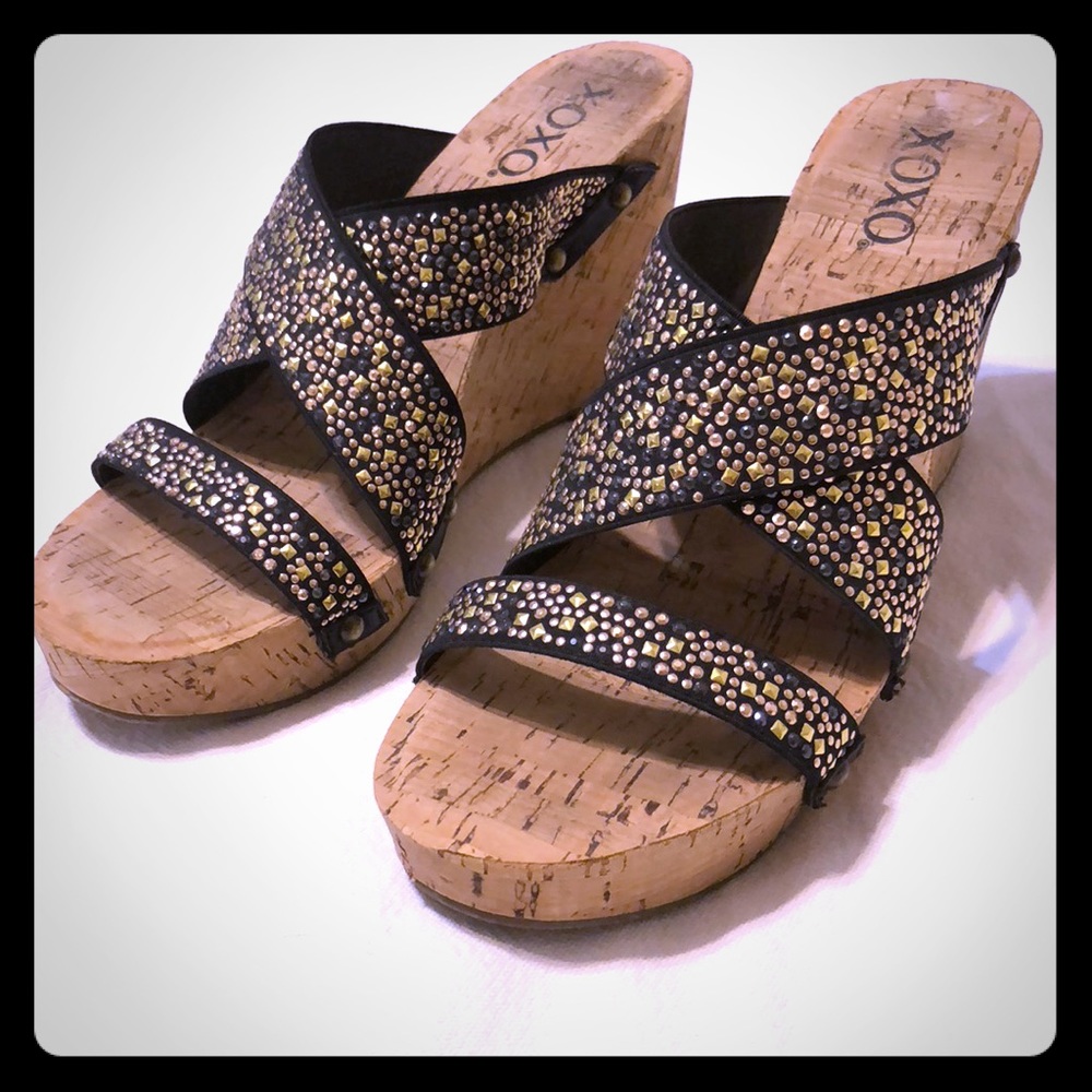XOXO Cork Sandals